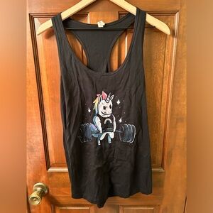 💜 CLEARANCE IDEAL T by Next Level Awesome Unicorn Pride tank top. Size XXL